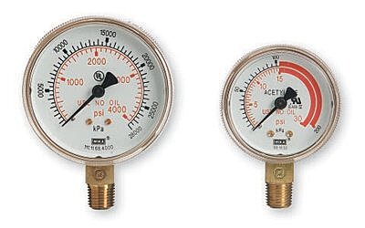 Western Enterprises#G-18-4000W, PKGD:GAGE/1.5"/4000 PSI/WHT FC