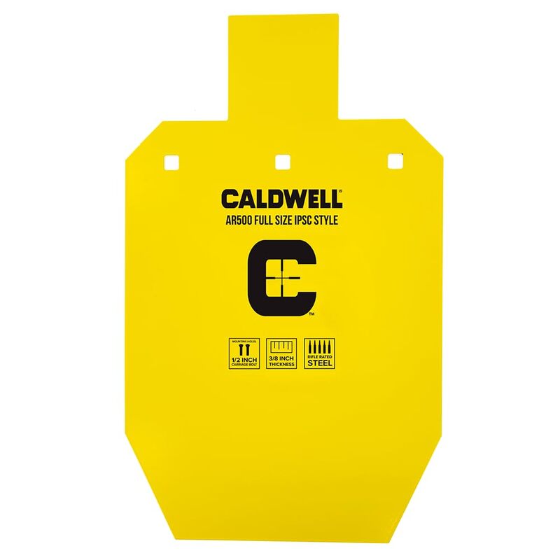 CALDWELL AR500 Steel Targets, Rifle Rated for Range and Practice Shooting