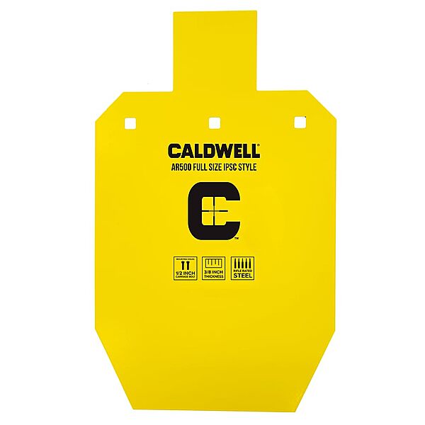 CALDWELL AR500 Steel Targets, Rifle Rated for Range and Practice Shooting