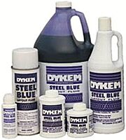 ITW Professional Brands DYKEM Layout Fluid, Brush-In-Cap, 8 Oz, Blue