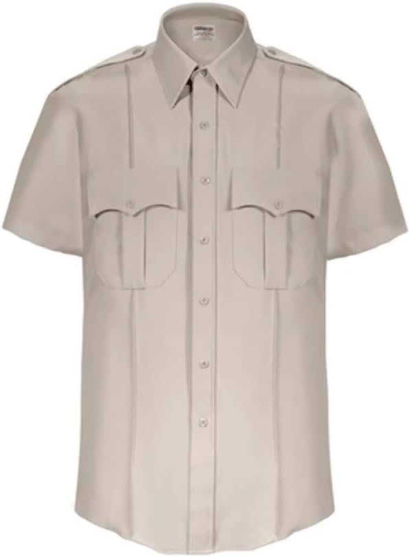 Elbeco TexTrop2 Zippered Short Sleeve Polyester Shirt - Men's