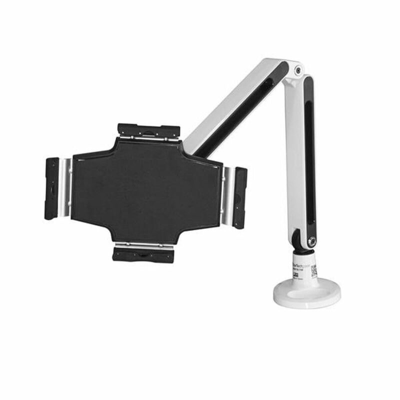 StarTech.com Desk-Mount Tablet Arm - Articulating Tablet Mount - for 9" to 11" Tablets - iPad or Android Tablet Holder - Lockable - Steel, TAA (ARMTBLTIW)