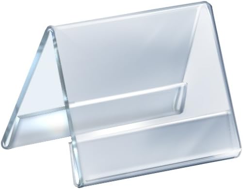 Azar Displays Acrylic Two-Sided Nameplates (Pack of 10)