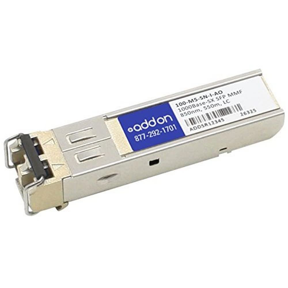 Addon-Networking SFP Mini-GBIC Transceiver Module, LC Multi-Mode (100-M5-SN-I-AO)