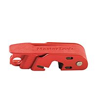 Master Lock Red Electrical Box Circuit Breaker Lockout, Tagout Breaker Box Lock for Standard Single and Double Toggles