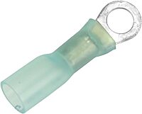 Pacer 16-14 AWG Heat Shrink Ring Terminal - #10 Stud Size - 25 Pack