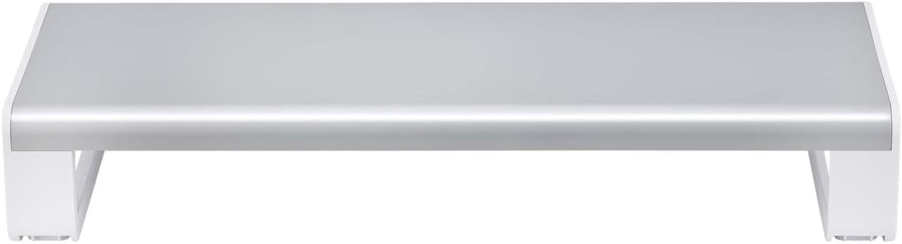 StarTech.com Ergonomic Monitor Riser Stand, Up to 33lb/15kg, Fixed height 3.5in/9cm, Desktop Computer Monitor/Laptop Riser