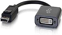 C2G Legrand DisplayPort to DVI, Active, Male to Female Displayport Cable, Black DisplayPort Cable