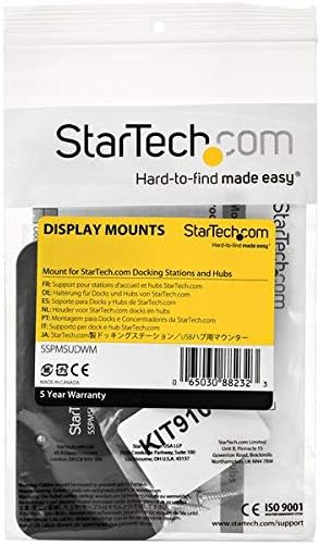 StarTech.com Docking Station Mount - Steel Mounting Plate for Compatible Docks/Hubs, TAA