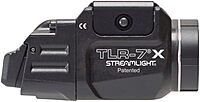 Streamlight TLR-7X Weapon Light, 500 Lumens, High Switch, CR123A Lithium Battery, Key Kit, 69423