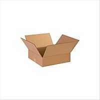 Corrugated Shipping Box: 14" Long, 14" Wide, 4" High