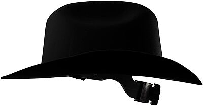 JACKSON SAFETY Cowboy-Style Full-Brim Hard Hat, Non-Vented, HDPE, Ratchet Suspension