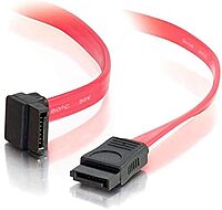 C2G 180° TO 90° - Serial ATA cable - 7 pin Serial ATA - 1.5 ft - 90 degree connector