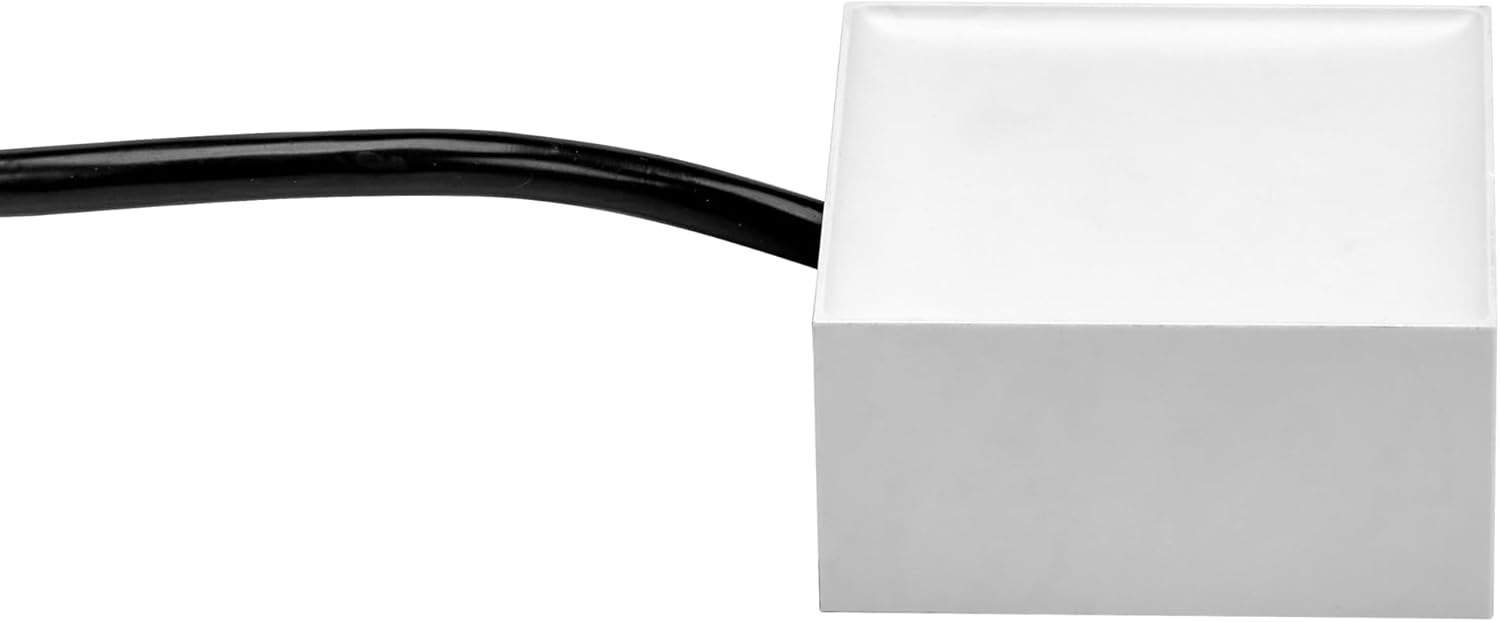 Bostitch Office Konnect Power Hub, Two Outlets Charging Station for Desktop, Shallow Tray Top, White