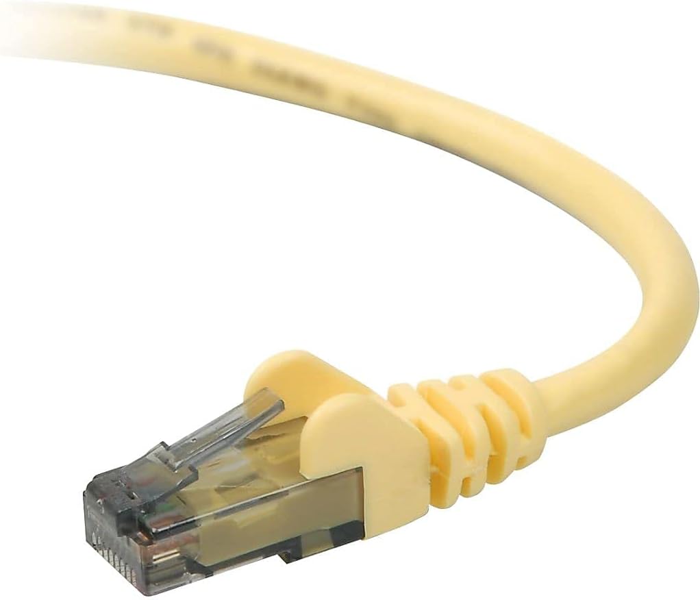 Belkin Cat. 6 UTP Patch Cable - RJ-45 Male - RJ-45 Male - 2ft - Yellow