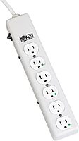 Tripp Lite Safe-IT Medical-Grade Power Strip, 6 Hospital-Grade Outlets, UL 1363 Certified, 1.5 Ft / 0.45M Cord