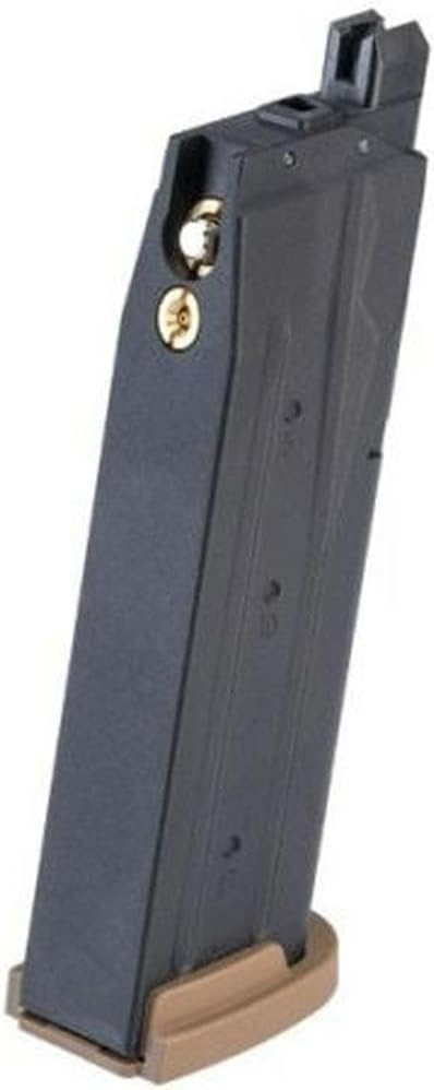 Sig Sauer ProForce 21-Round Airsoft Magazines Compatible with P320 M18 Air Guns | Green Gas Housing | Tan or Black Base