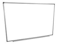 LUXOR WB6040W 60"W x 40"H Wall-Mounted Magnetic Whiteboard, Includes Mounting Brackets and Hardware, Aluminum Frame with Detachable Marker Tray 33.5"W x 2.5"D