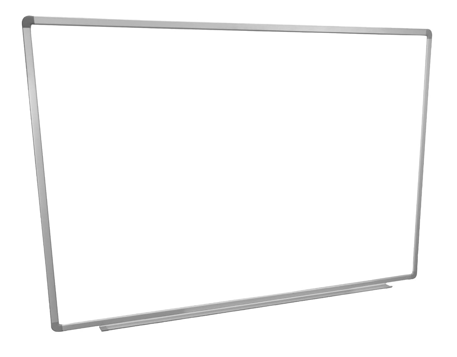 LUXOR WB6040W 60"W x 40"H Wall-Mounted Magnetic Whiteboard, Includes Mounting Brackets and Hardware