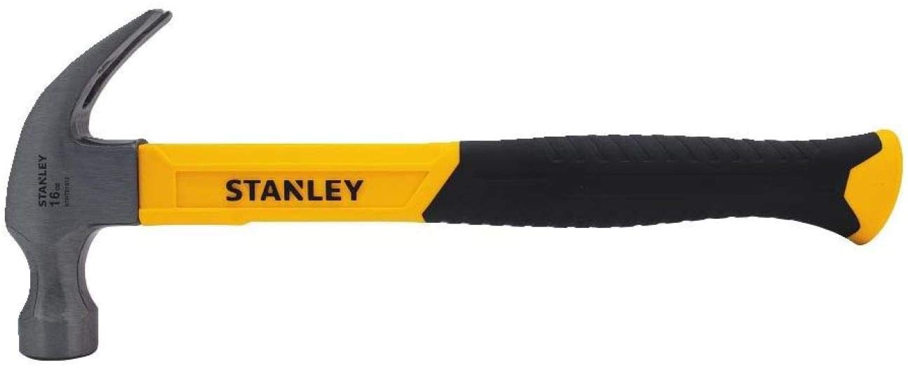 STANLEY 16 oz Curved Claw Fiberglass Hammer