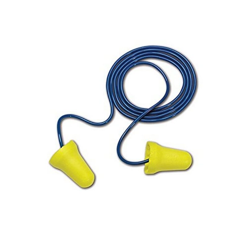 3M E-A-R E-Z-Fit Earplugs 312-1222, Corded, Poly Bag