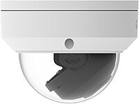 4MP Outdoor IR Fixed Dome Camera with 120dB WDR Starlight Technology IP67 Waterproof PoE Power Built-in Microphone and 256GB