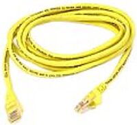 Belkin A3L791-01-YLW-S 1-Foot CAT5e Snagless Patch Cable (Light Yellow/Beige) light yellow 1 Count (Pack of 1)