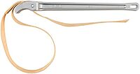 RIDGID 31365 #5 Aluminum Pipe Strap Wrench, 5-inch Capacity Adjustable Strap Wrench, Small
