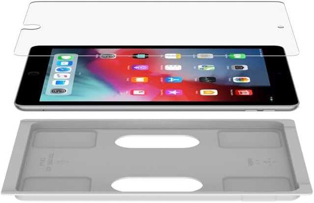 Belkin iPad 8th Generation Screen Protector (ScreenForce TemperedGlass Screen Protector for iPad 8th & 7th gen, iPad Air 3
