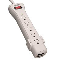 Tripp Lite 7-Outlet Surge Protector Power Strip with Right-Angle Plug