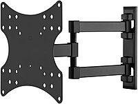 Monoprice Full Motion Single-Stud TV Wall Mount Bracket for 23" to 43" TVs up to 44lbs, Max VESA 200x200