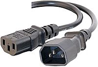 C2G Power Extension Cord, 18 AWG Monitor Power Cable