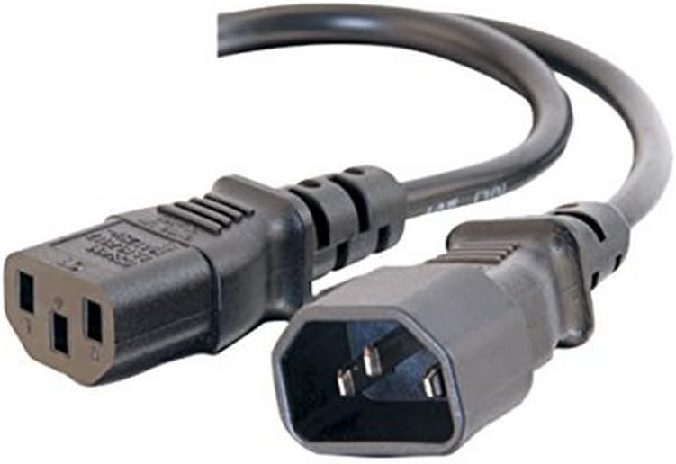 C2G Power Extension Cord, 18 AWG Monitor Power Cable