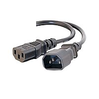 C2G Power Extension Cord, 18 AWG Monitor Power Cable
