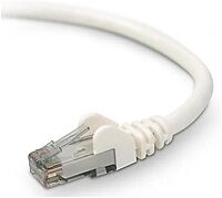 Belkin 1ft CAT6 Ethernet Patch Cable Snagless, RJ45, M/M, White - Patch cable - RJ-45 (M) to RJ-45 (M) - A3L98001WHTS