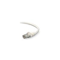 Belkin 1ft CAT6 Ethernet Patch Cable Snagless, RJ45, M/M, White - Patch cable - RJ-45 (M) to RJ-45 (M) - A3L98001WHTS
