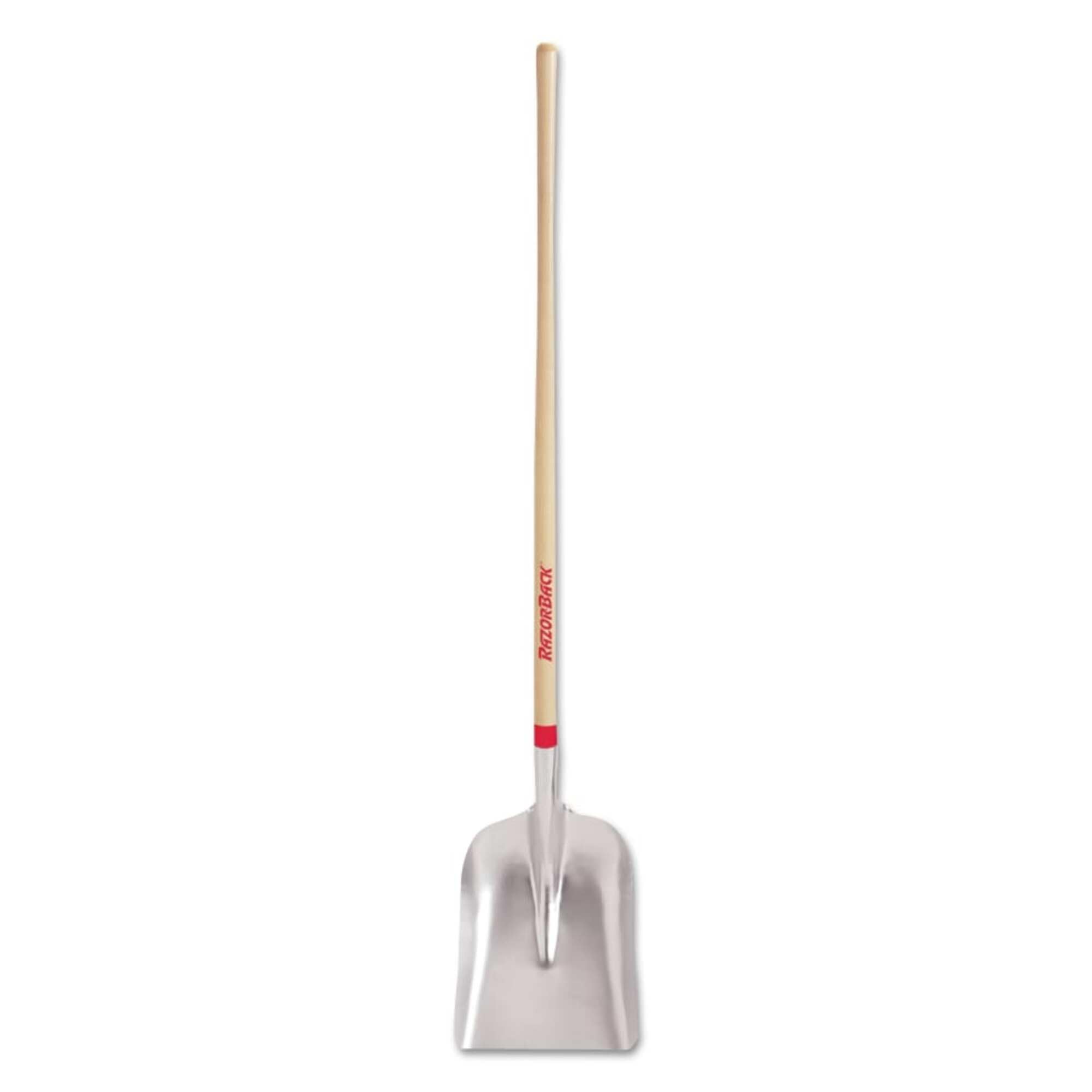 Razor-Back 79806 General Purpose Aluminum Scoop with Wood Handle