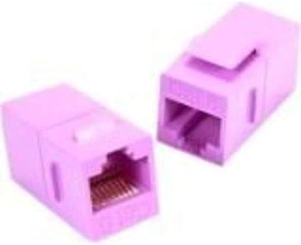 Unirise USA Cat6 RJ45 Keystone In-line Coupler, PUR