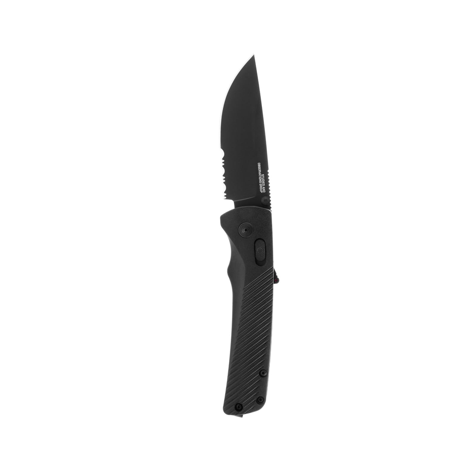 SOG Flash AT Ambidextrous Partially Serrated Folding Pocket Knife D2 Steel