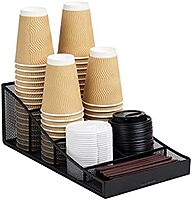 MIND READER 7-Compartment Countertop Condiment Organizer