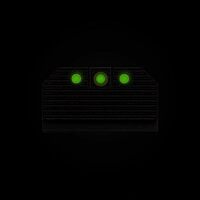NIGHT FISION Suppressor Height Tritium Night Sight Set for Sig P320/P365