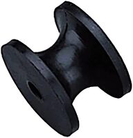 Sea-Dog Replacement Short Bow Roller - Natural Rubber/Brass Insert