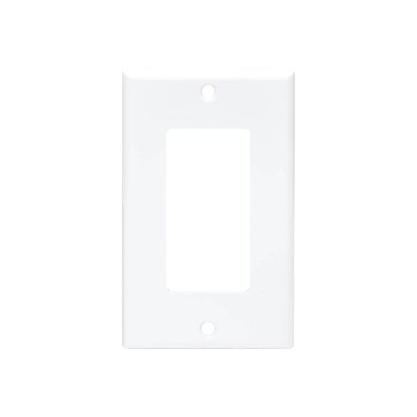 Tripp Lite Decora-Style Wall Plates & Center Inserts, Vertical, White, Polycarbonate