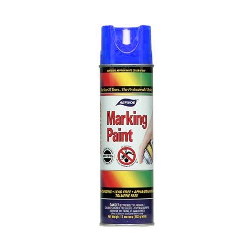 Aervoe 203 20-Oz Non-Clogging Lead-Free Non-Freezing Marking Paint, Blue