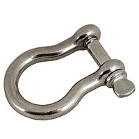 Sea-Dog Bow Shackle - 7/8" Diameter, 1" Opening, 316 Cast Stainless Steel