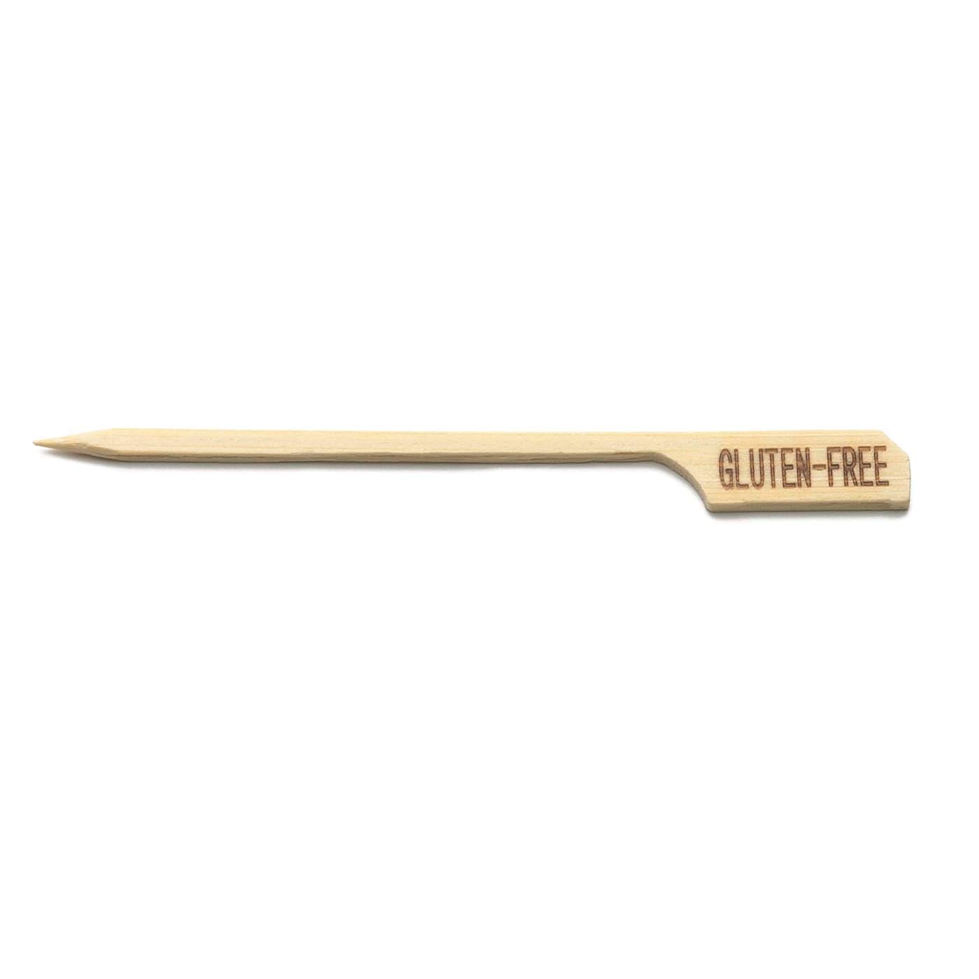 TableCraft Products BAMP35G Bamboo Paddle Pick, Gluten-Free, 3.5" (Pack of 100)