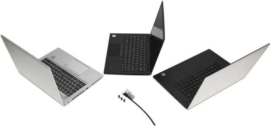 Kensington Universal 3-in-1 Combination Laptop Lock - Preset - Carbon Steel, Plastic - 6 ft - for Notebook