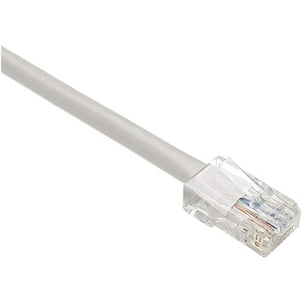 2ft Gray Cat5e Patch Cable, UTP, No Boots