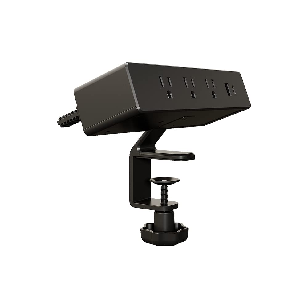 Vari Power Hub - Desk Mount Power Charging Station with Multiple Outlets - 5 AC Outlets, 2 USB Ports