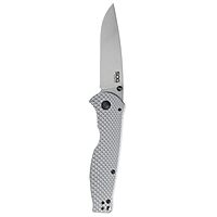 SOG Flash FL Folding Knife | Reversible Daily-Carry Pocket Clip and Frame Lock, Quick Opening, Stainless Steel Handle